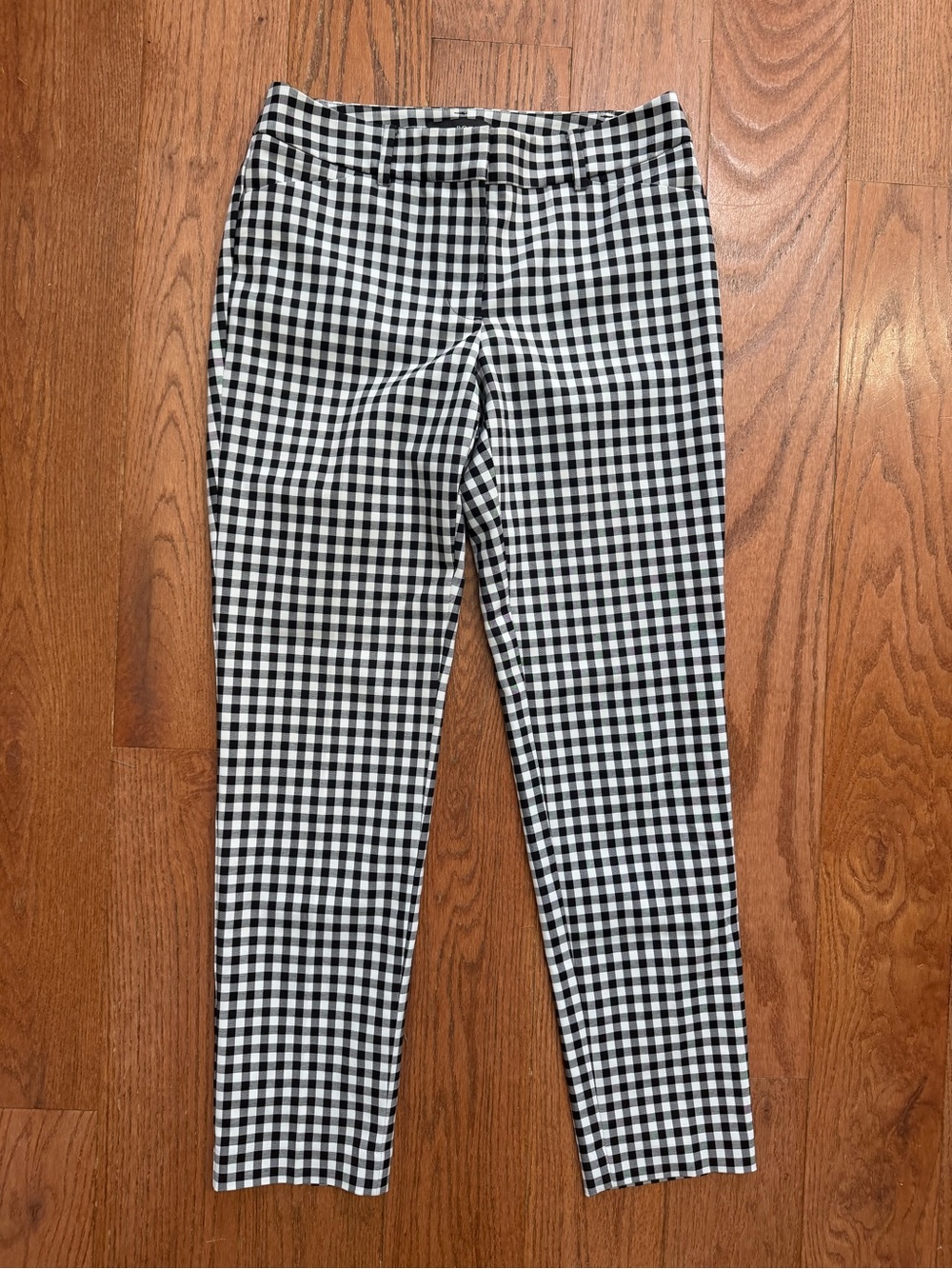 Black & White Gingham Hampshire Ankle Pants